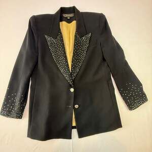 Studded Black Suit Jacket